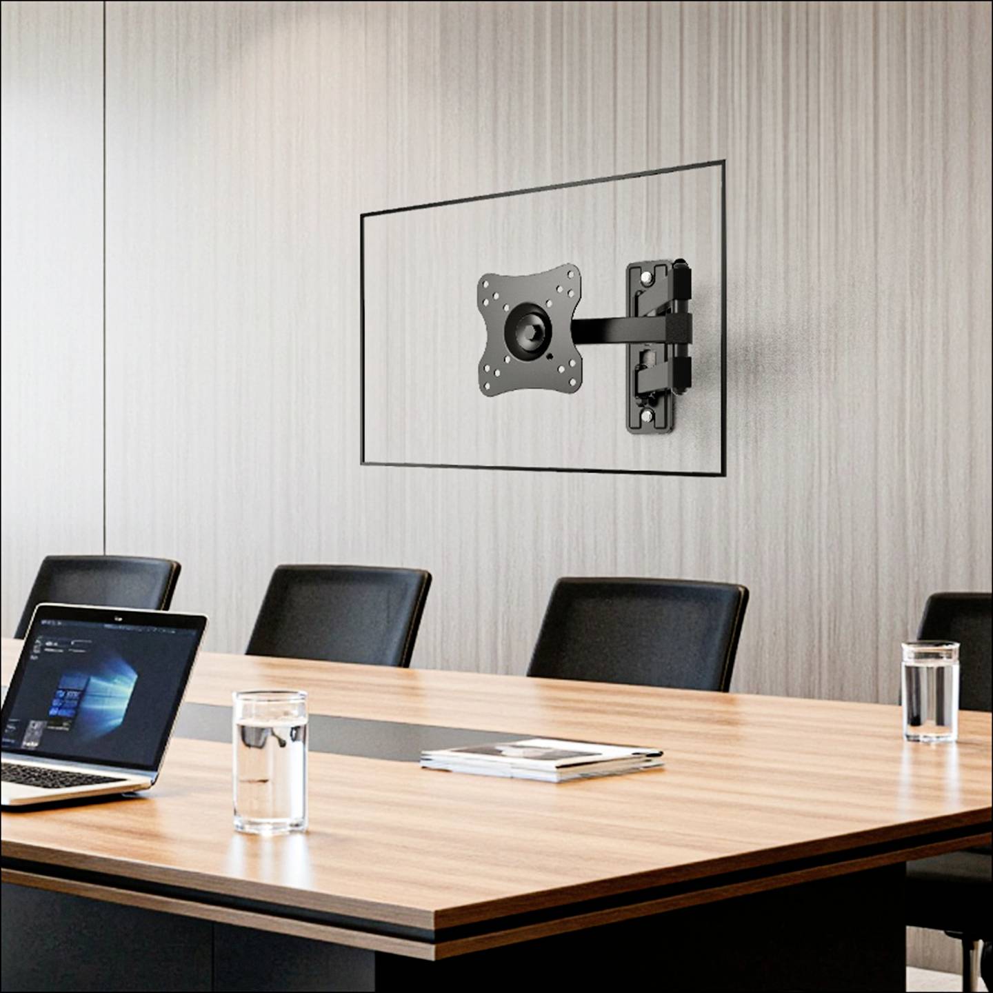 SpeaKa Professional SP-MM-1100 Monitor-Wandhalterung 25,4cm (10") - 81,3cm (32") Schwarz Neigbar+Schwenkbar