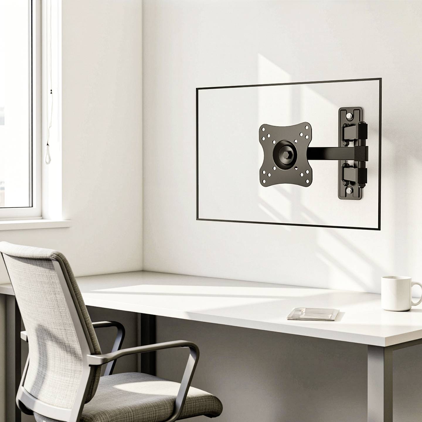 SpeaKa Professional SP-MM-1100 Monitor-Wandhalterung 25,4cm (10") - 81,3cm (32") Schwarz Neigbar+Schwenkbar