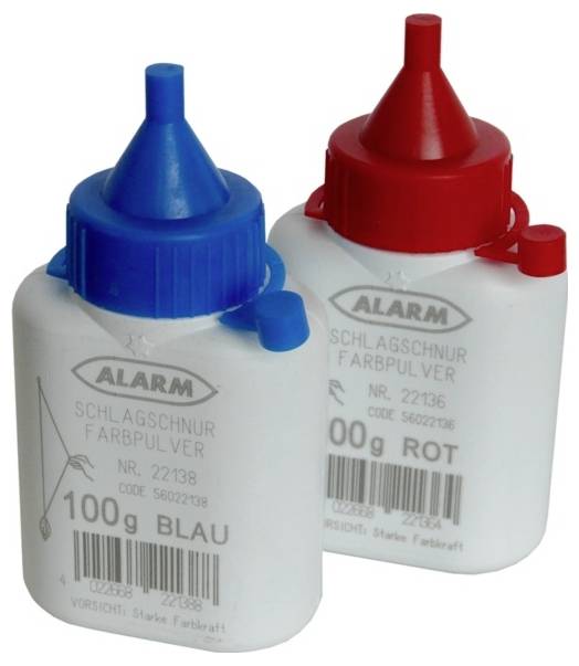 Alarm Werkzeuge 56022136 Farbpuder für Schlagschnurroller Rot 1St.
