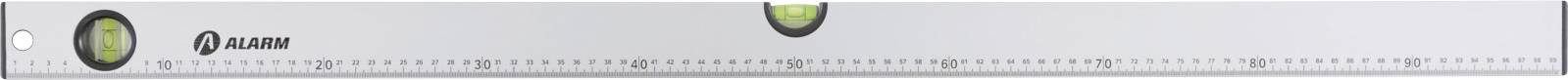 Alarm Werkzeuge 56022229 Leichtmetall-Wasserwaage 1000mm