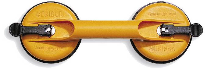 Alarm Werkzeuge 56022316 Zweikopf-Kunststoff-Saugheber L.353mm D.120mm