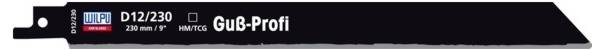 Alarm Werkzeuge 56060042 HM-HSS Bimetall-Säbelsägeblatt Guss-Profi D12 19TPI L.151mm 1St.