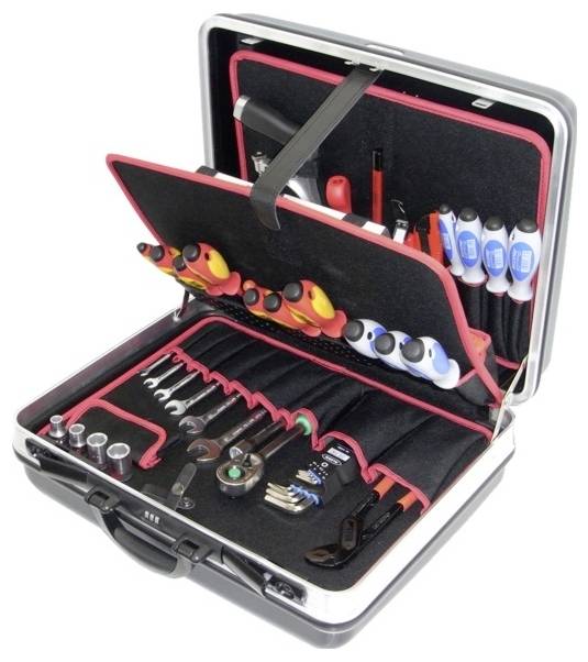 Alarm Werkzeuge 12-H3 56077305 Werkzeugkoffer bestückt (L x B x H) 510 x 430 x 220mm