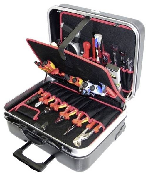 Alarm Werkzeuge 11-HT 56077515 Trolley-Koffer bestückt (L x B x H) 525 x 450 x 280mm