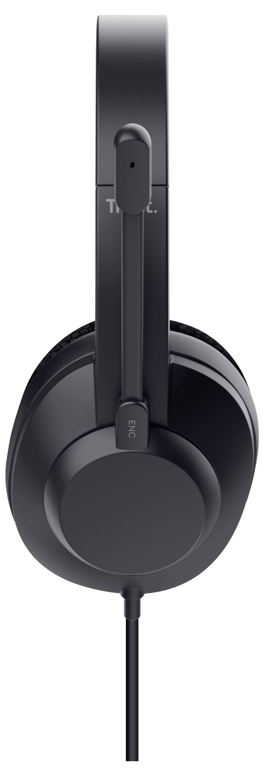Trust Kopfhörer-Audiochip kabelgebunden Schwarz Noise Cancelling