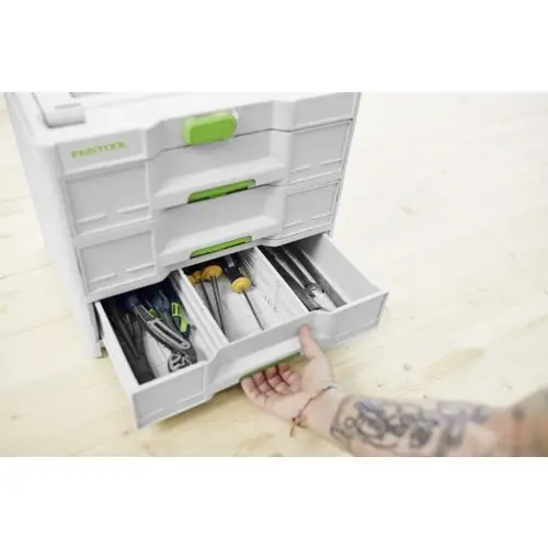Festool Systainer SYS3-SORT/3 M 337 577769 Transportkiste (L x B x H) 396 x 296 x 337 mm Festool Systainer SYS3-SORT/3 M 337 577769 Transportkiste (L x B x H) 396 x 296 x 337 mm