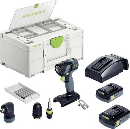 Festool TXS 18 C 3,0-Set 576896 Akku-Bohrschrauber 18 V 3.00 Ah inkl. Akku, inkl. Ladegerät