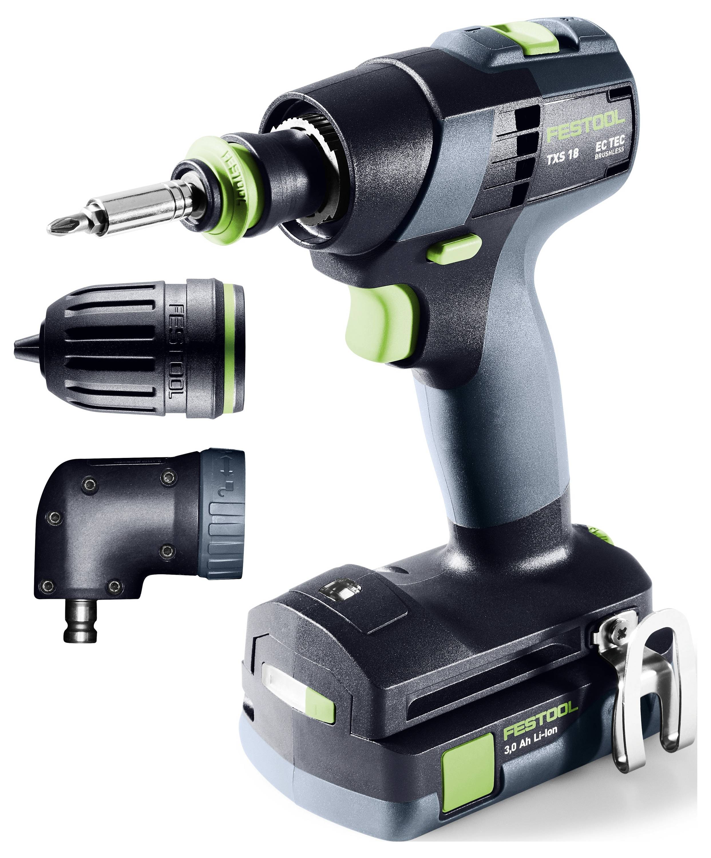 Festool TXS 18 C 3,0-Set 576896 Akku-Bohrschrauber 18V 3.00Ah inkl. Akku, inkl. Ladegerät