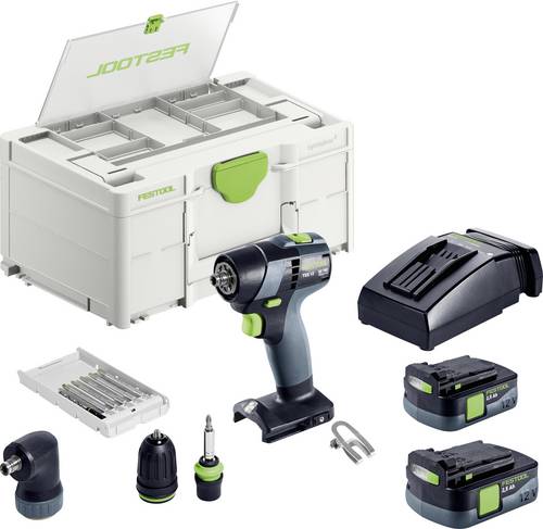 Festool TXS 12 2,5-Set 576874 Akku-Bohrschrauber 10.80 V 2.50 Ah inkl. Akku, inkl. Ladegerät