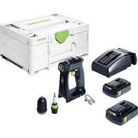 Festool CXS 18 C 3,0-Plus 576883 Akku-Bohrschrauber 18V 3.00Ah inkl. Akku, inkl. Ladegerät Festool CXS 18 C 3,0-Plus 576883 Akku-Bohrschrauber 18V 3.00Ah inkl. Akku, inkl. Ladegerät