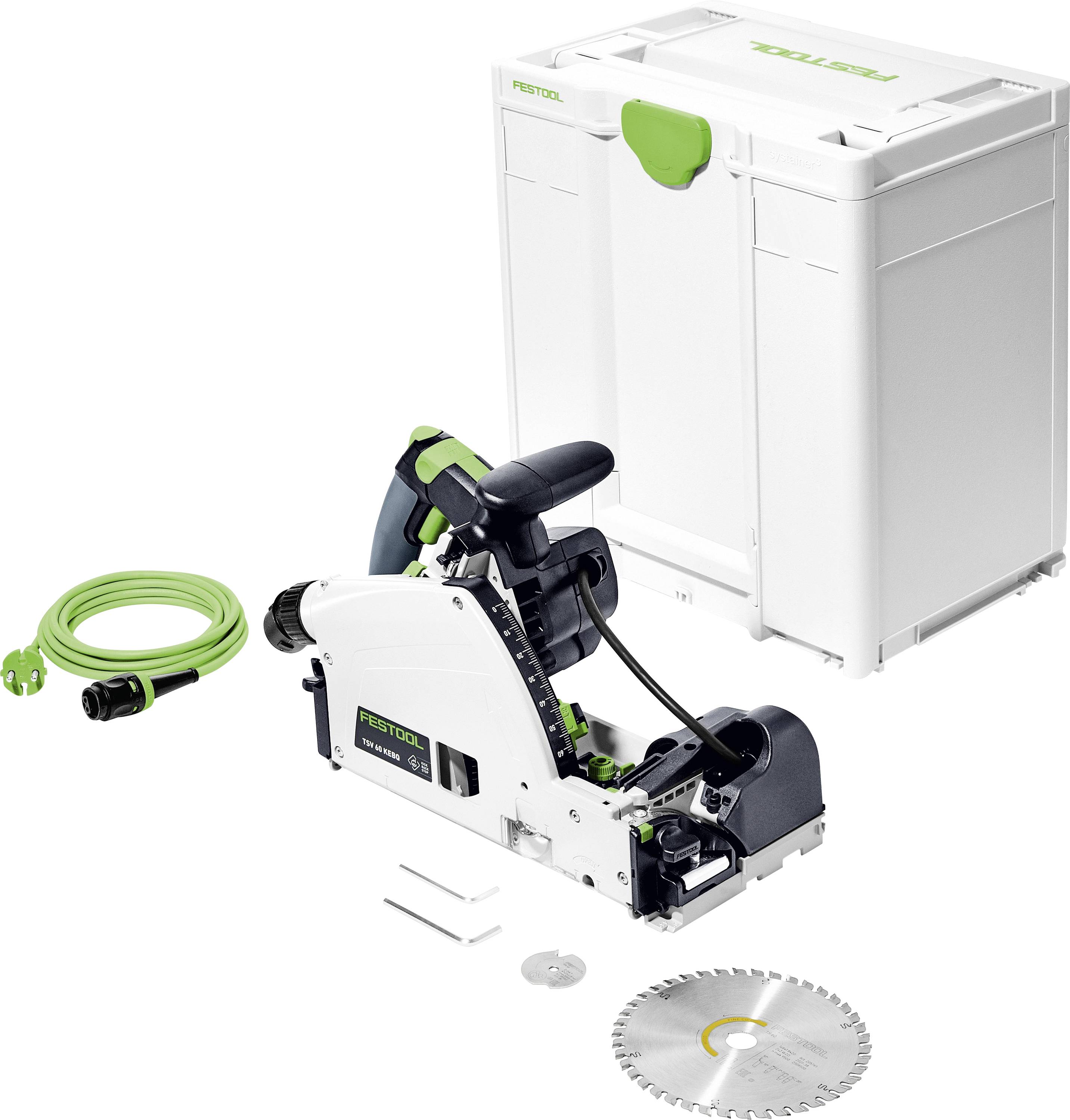Festool TSV 60 KEBQ-Plus Vorritzer-Tauchsäge 1500 W, 190W