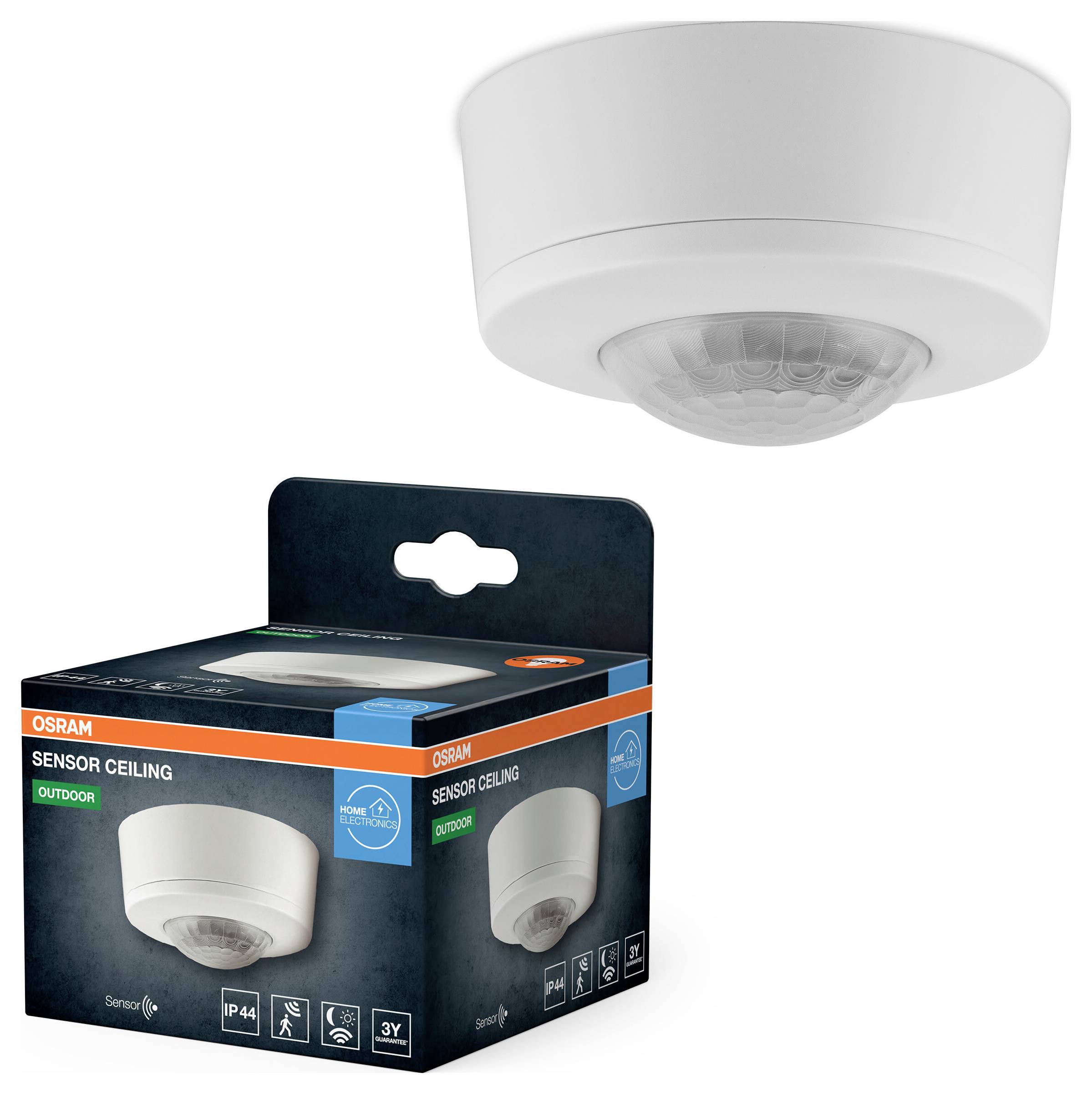 OSRAM SENSOR CEILING IP44 360DEG IP44 WT 4099854454035 Weiß