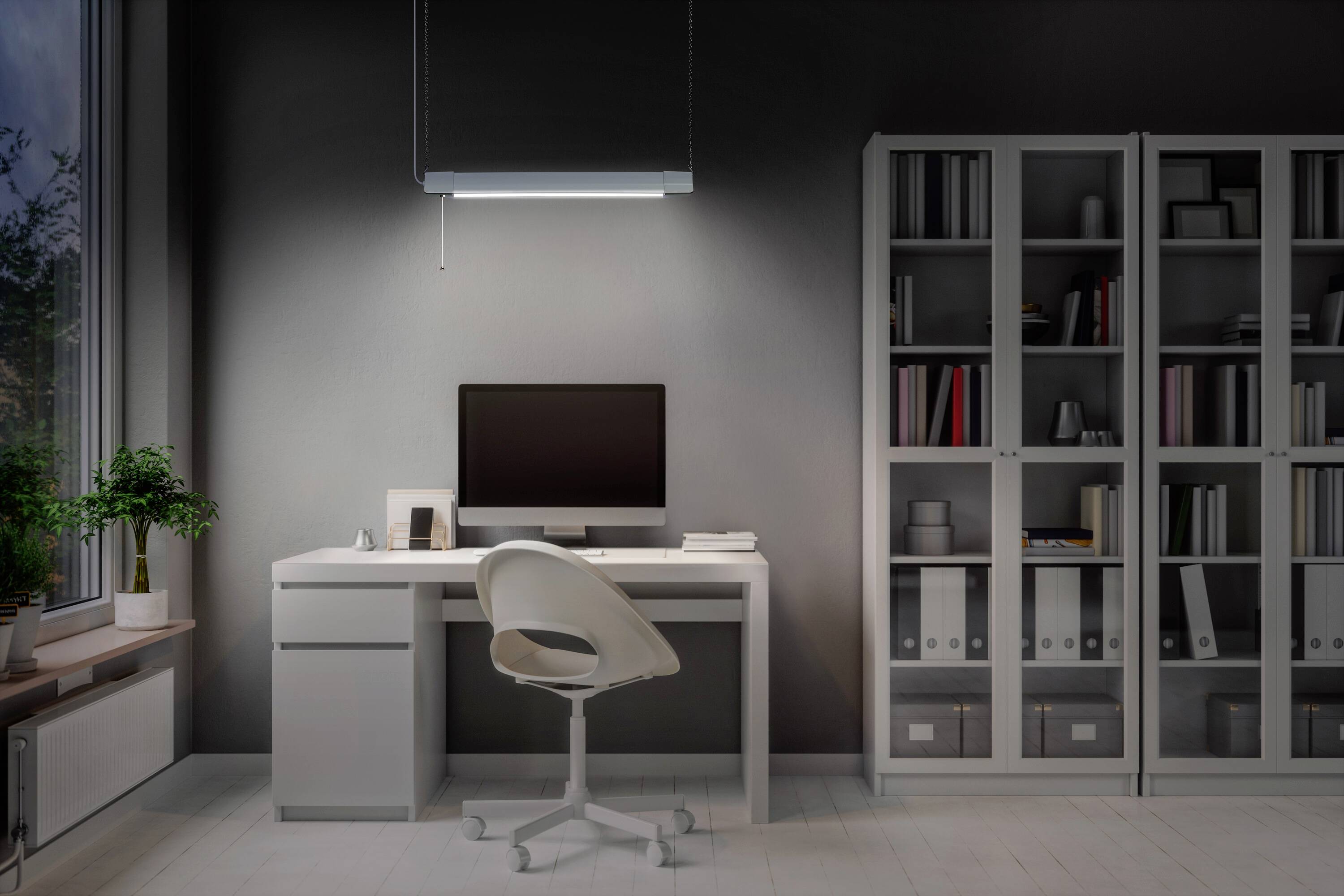 OSRAM 4099854536779 Office Line Curve 0.6M 24W 840 LED-Deckenleuchte 24.00W Weiß