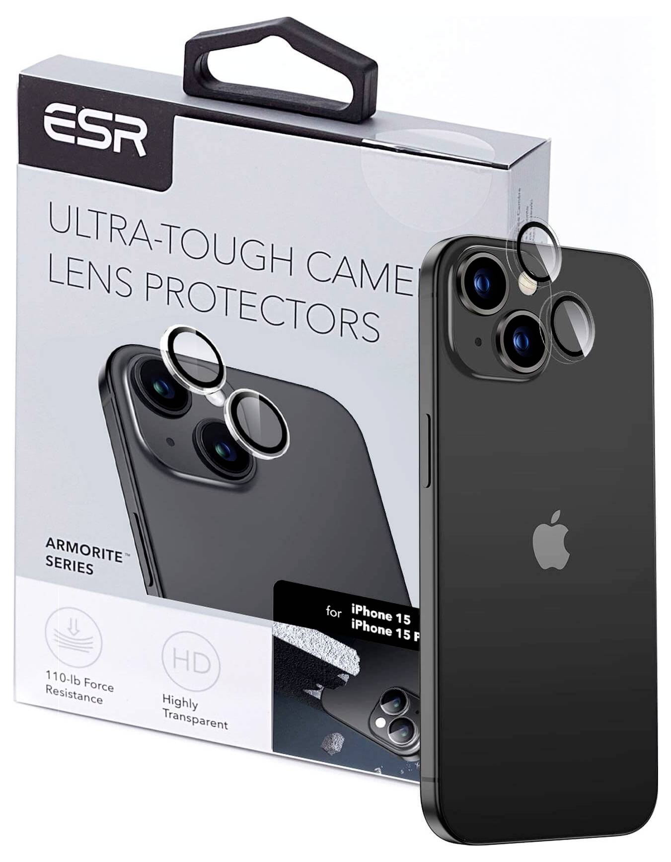 ESR Kameraschutzglas Apple iPhone 15, iPhone 15 Plus 1D6530601