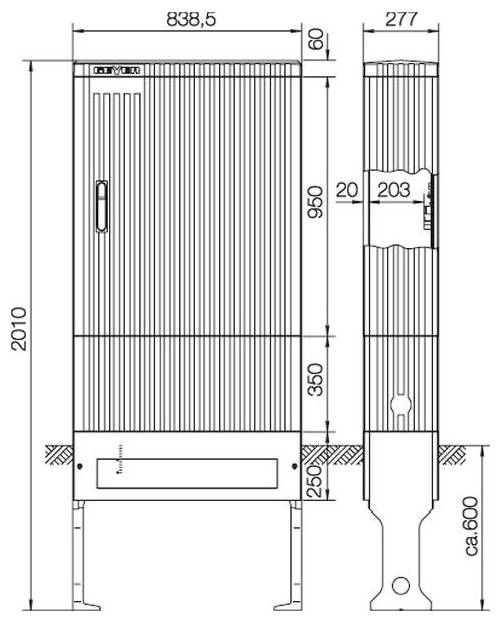 ABN SL207VT Anschlusssäule Inhalt 1St.