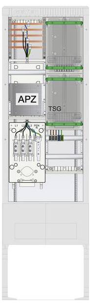 ABN SZ207ZA2515 Zähleranschlusssäule Inhalt 1St.