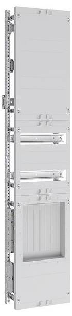 Ein vertikaler Elektroschrank mit mehreren Fächern und Abdeckungen, der zur Unterbringung von Verkabelungen und Ausrüstung in industriellen oder kommerziellen Umgebungen verwendet wird.