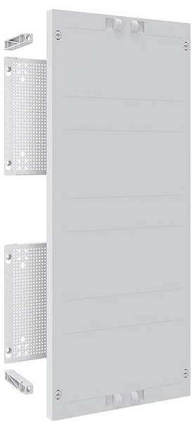 Serverrack-Seitenpaneel mit gelochten Metallhalterungen, entwickelt für Belüftung und strukturelle Unterstützung in IT-Umgebungen.