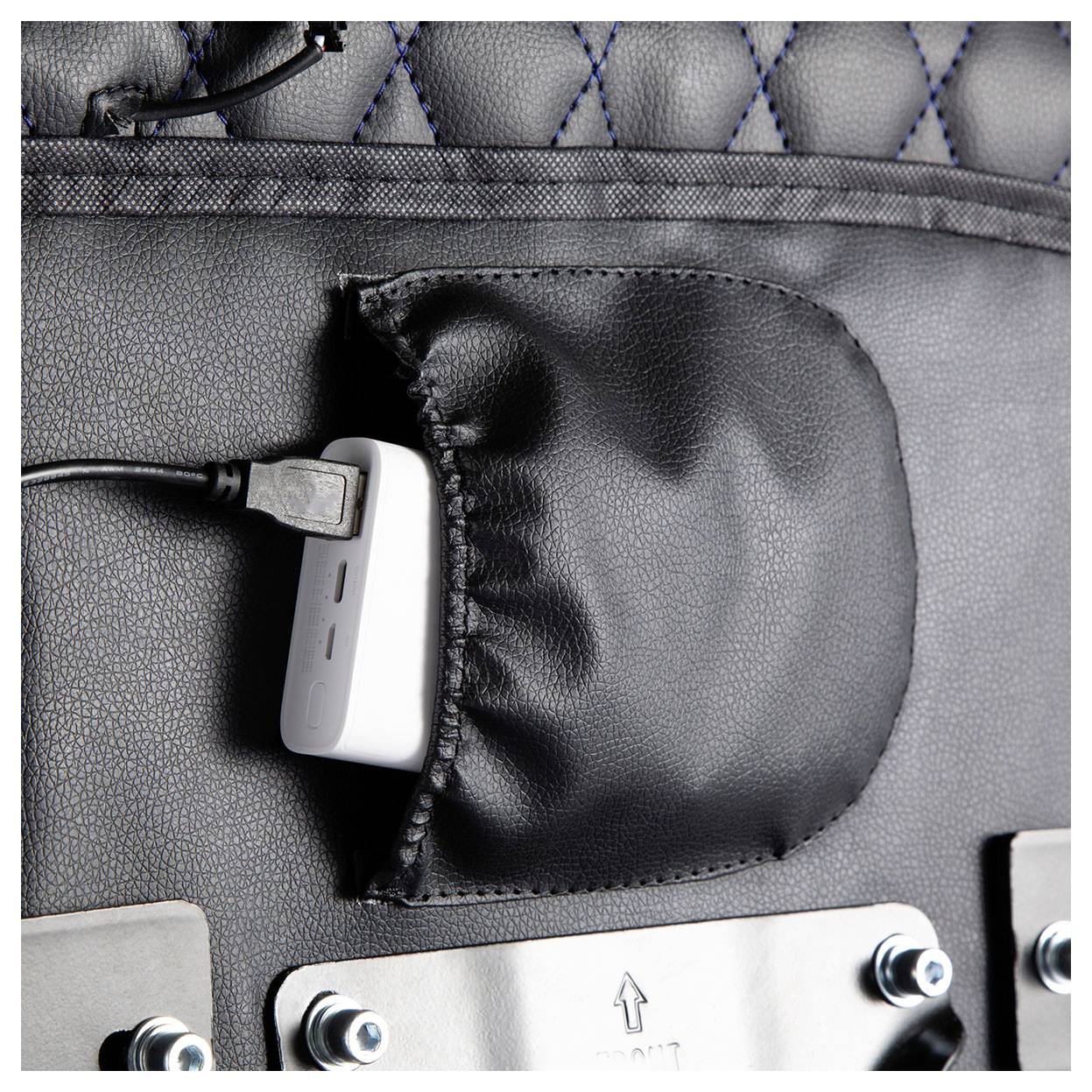 LogiLink EO0076 Gaming/Office-Stuhl Schwarz, Blau