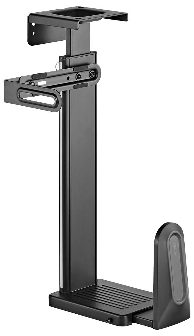 LogiLink PC Halterung Untertisch, Wand EO0073 EO0073 Schwarz Belastbar bis=20kg