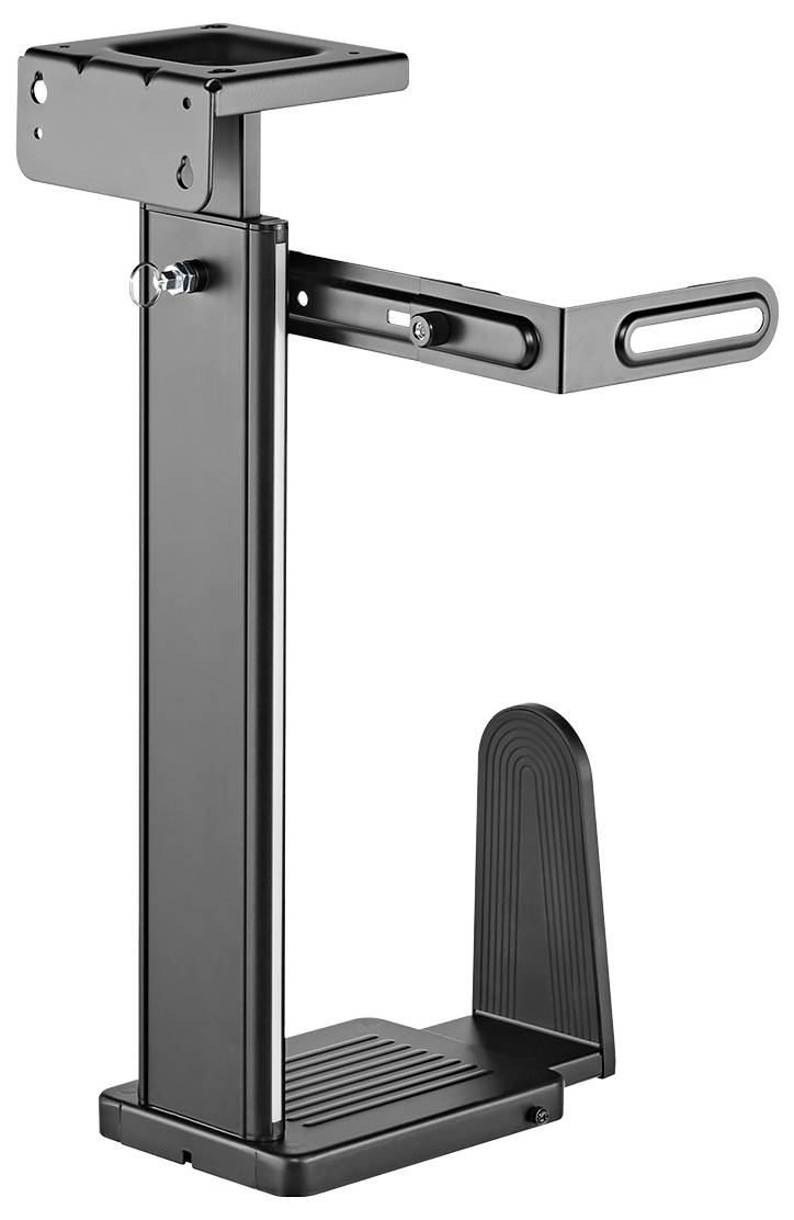 LogiLink PC Halterung Untertisch, Wand EO0073 EO0073 Schwarz Belastbar bis=20kg