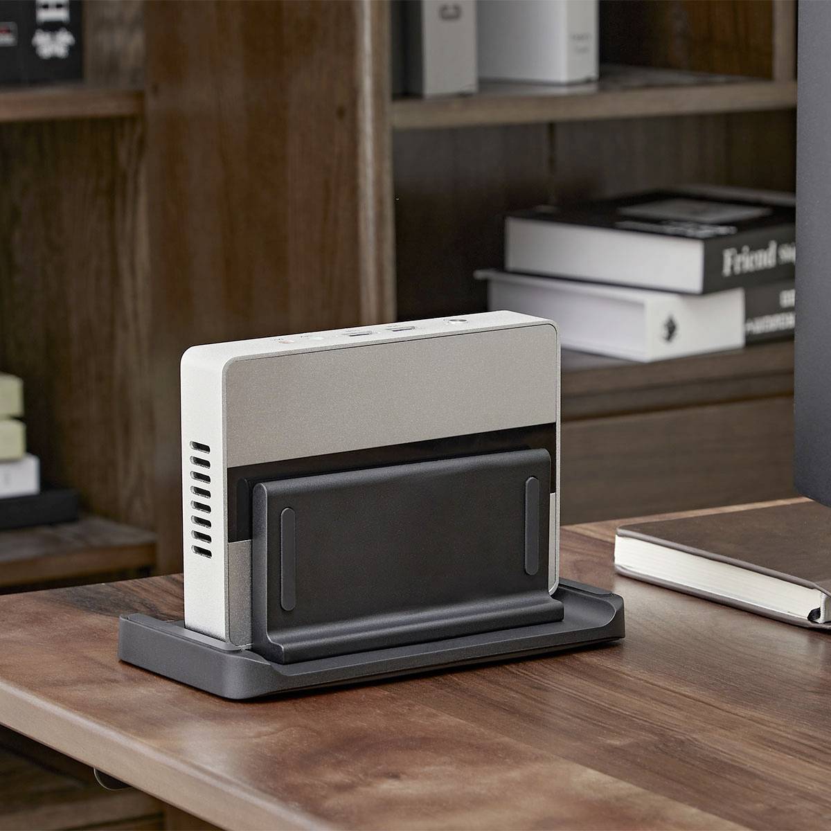 LogiLink BP0210 Mini-PC-Halterung Wandabstand (max.): 7cm Schwarz 1St.