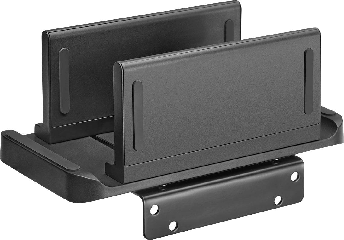 LogiLink BP0210 Mini-PC-Halterung Wandabstand (max.): 7cm Schwarz 1St.