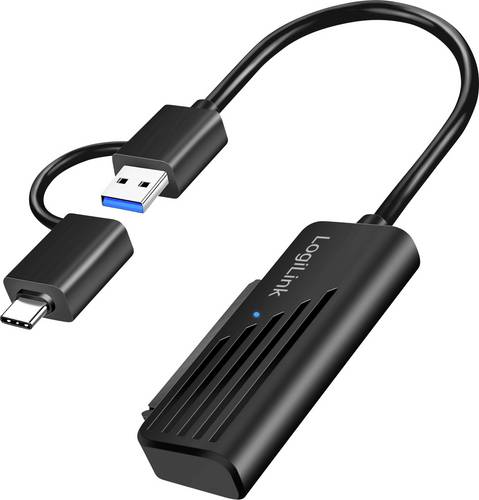 LogiLink USB 3.2 Gen 1 (USB 3.0) Adapter [1x 1x USB-A - 1x 1x USB-C®] AU0062 20 cm