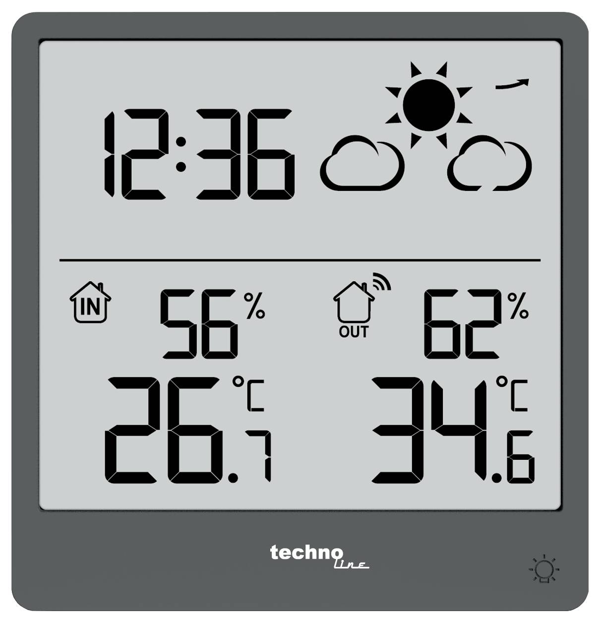Techno Line WS9138 WS9138 Funk-Wetterstation