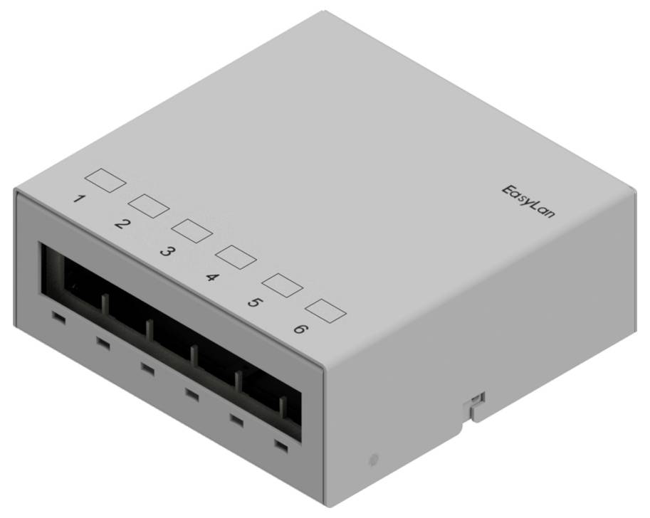 Easylan CKVPL0061E CKVPL0061E Netzwerk-Patchpanel Grau