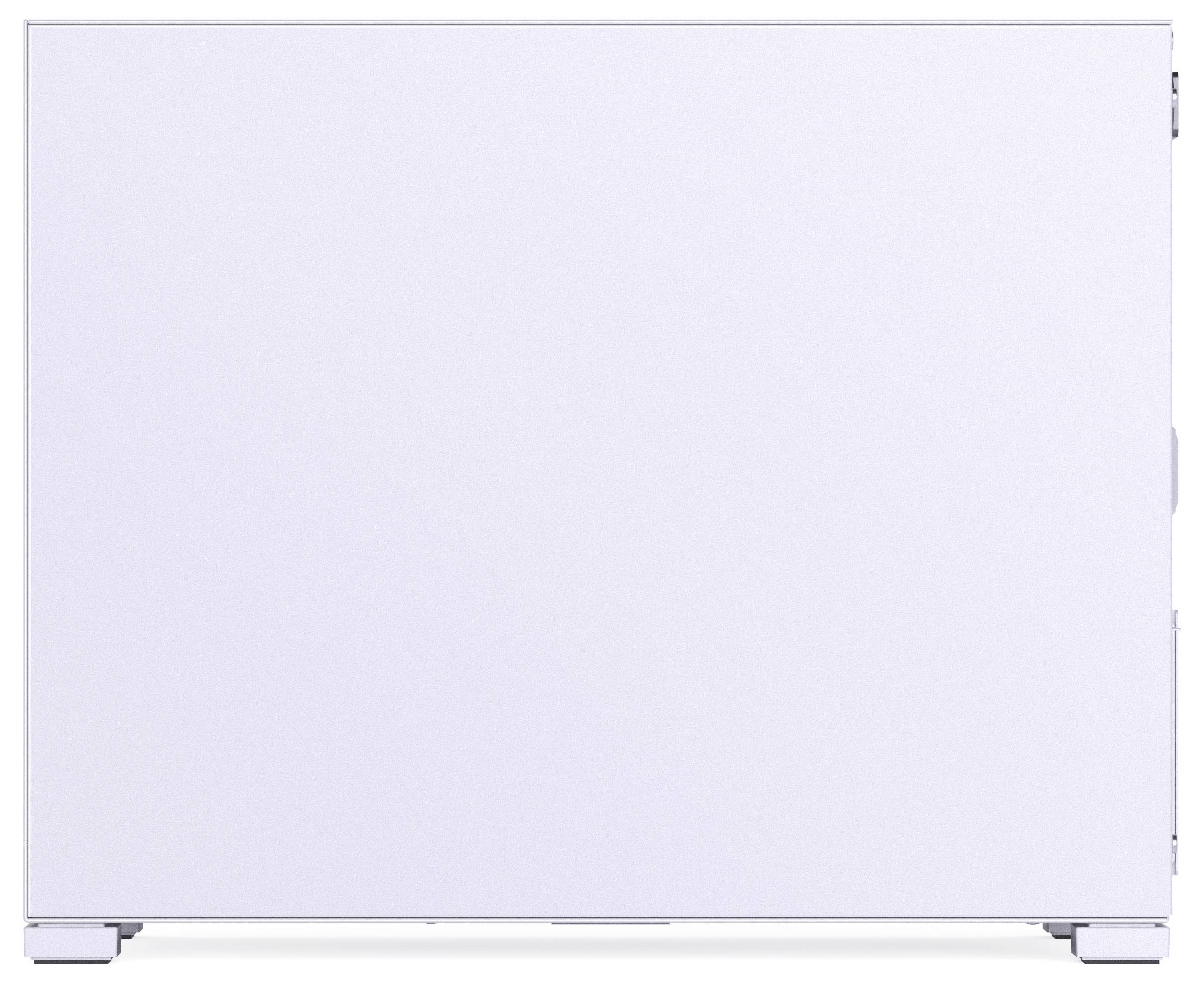 Eine schlichte weiße rechteckige Oberfläche, möglicherweise eine Wand oder ein Panel.