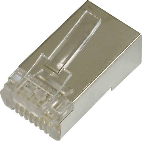 Digitus DN-MO-8-8-SRS Modularstecker für Rundkabel, geschirmt, 100 Stk. DN-MO-8-8-SRS RJ45