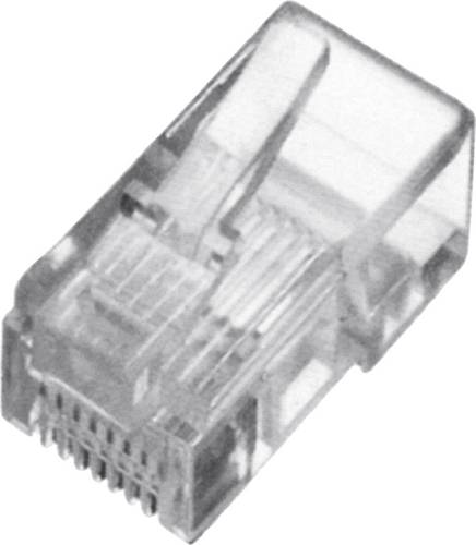 Digitus DN-MO-8-8-SR Modularstecker für Rundkabel, ungeschirmt, 100 Stk. DN-MO-8-8-SR RJ45