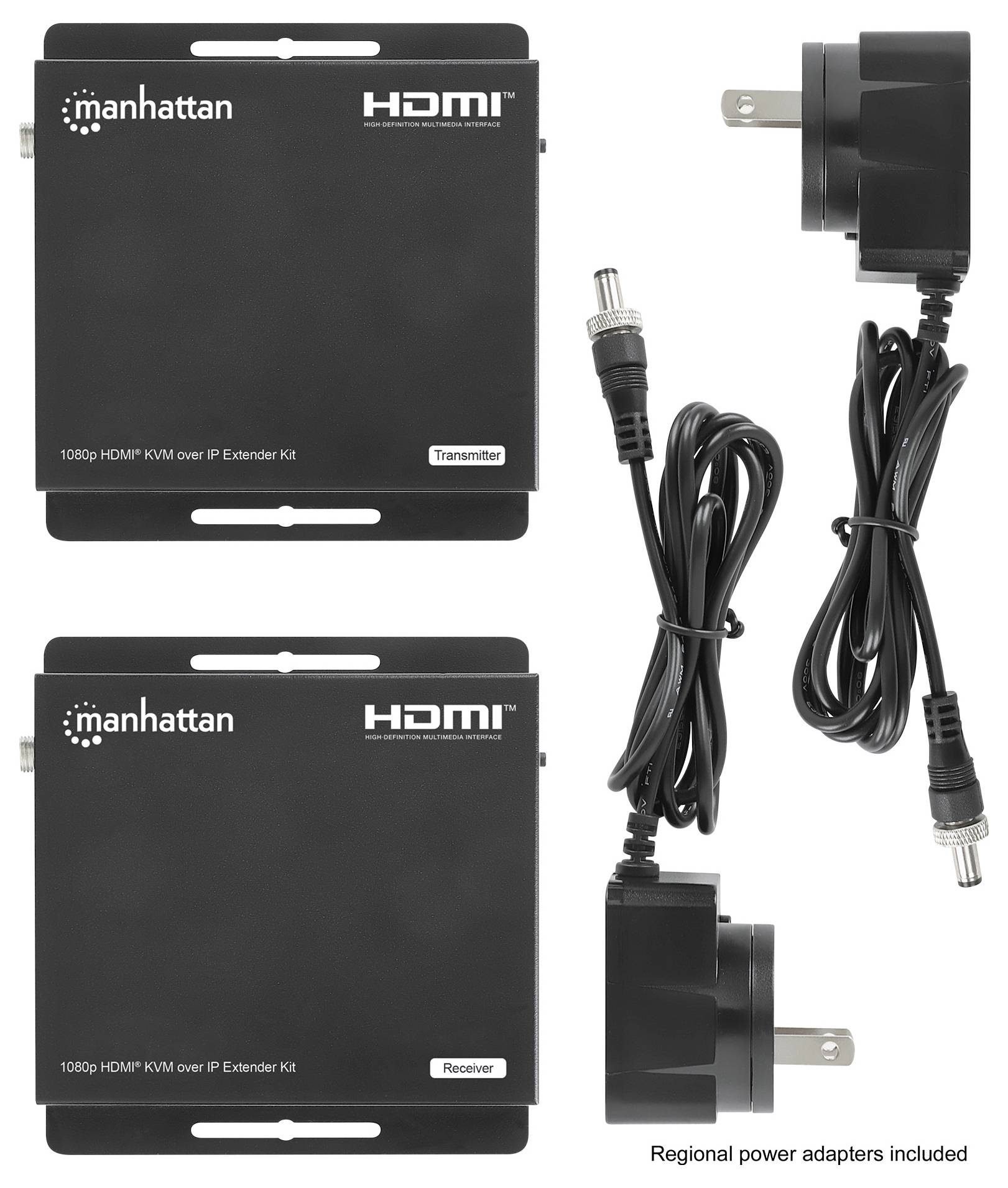 Manhattan HDMI® KVM Extender über Netzwerkkabel RJ45 120m
