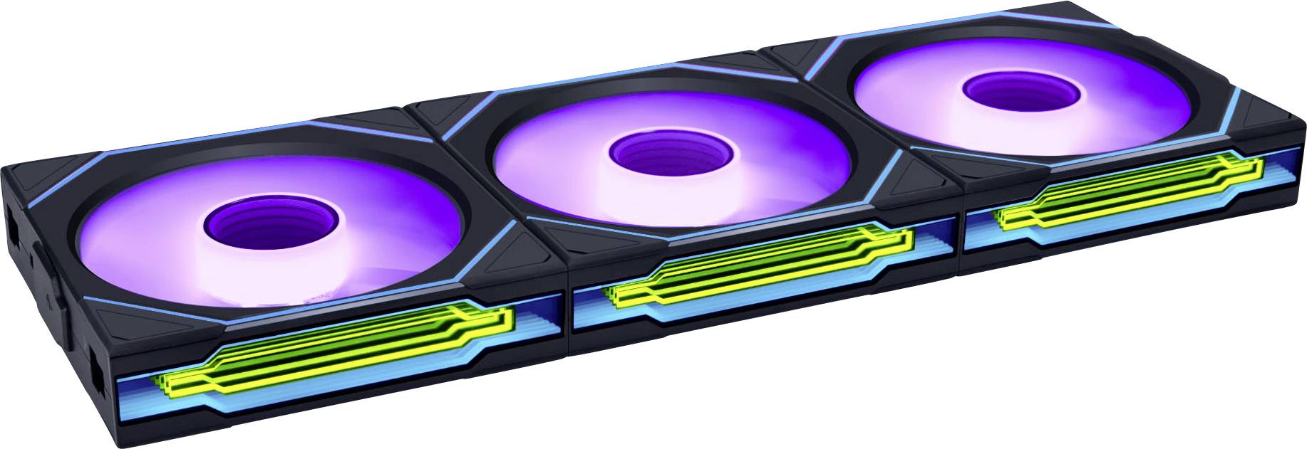 Lian Li UNI FAN SL-INF PC-Gehäuse-Lüfter Schwarz (B x H x T) 120 x 28 x 122 mm