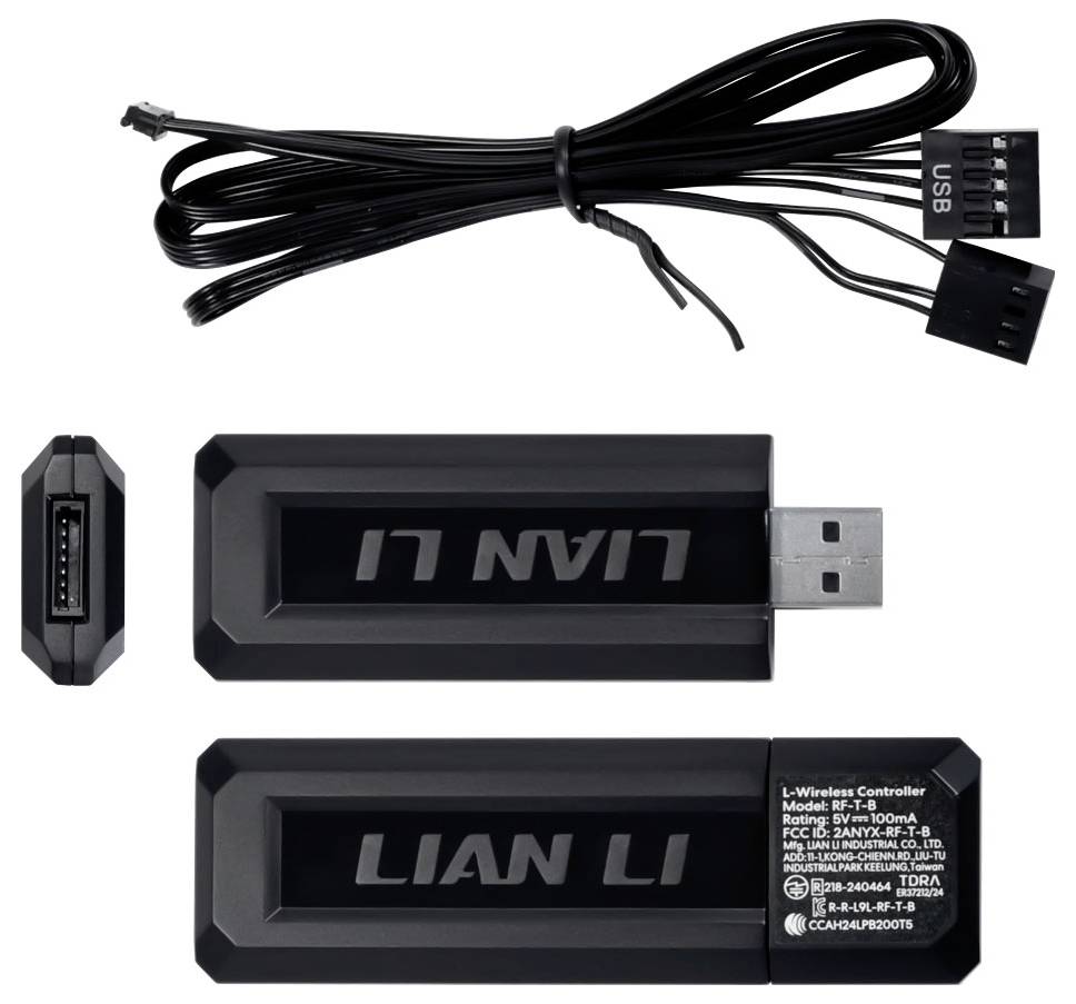 Lian Li UNI FAN SL-INF PC-Gehäuse-Lüfter Schwarz (B x H x T) 120 x 28 x 122 mm