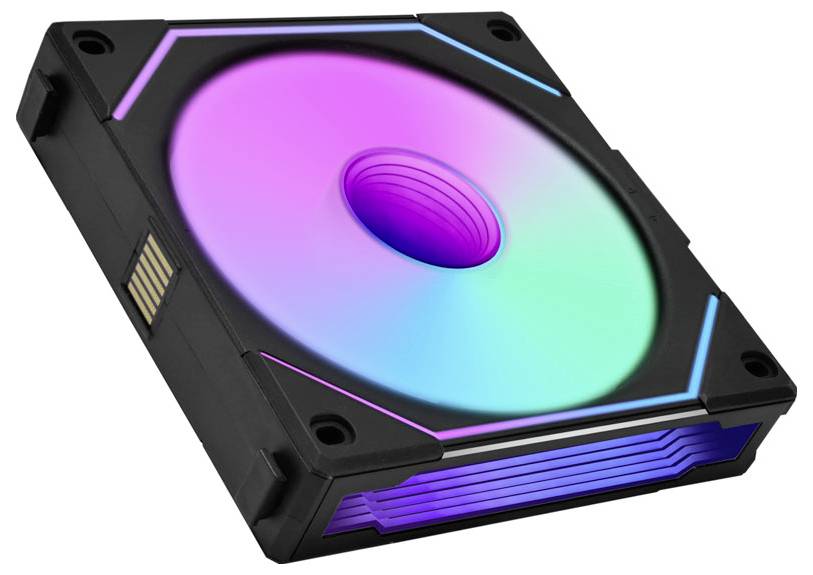 Lian Li UNI FAN SL-INF 120 PC-Gehäuse-Lüfter Schwarz (B x H x T) 122 x 25 x 120mm