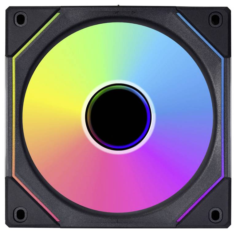 Lian Li UNI FAN SL-INF 120 PC-Gehäuse-Lüfter Schwarz (B x H x T) 122 x 25 x 120mm