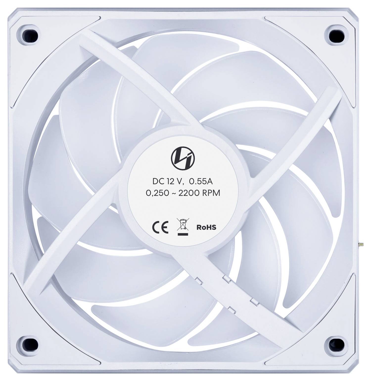 Lian Li UNI FAN CL PC-Gehäuse-Lüfter Weiß (B x H x T) 120 x 28 x 120mm