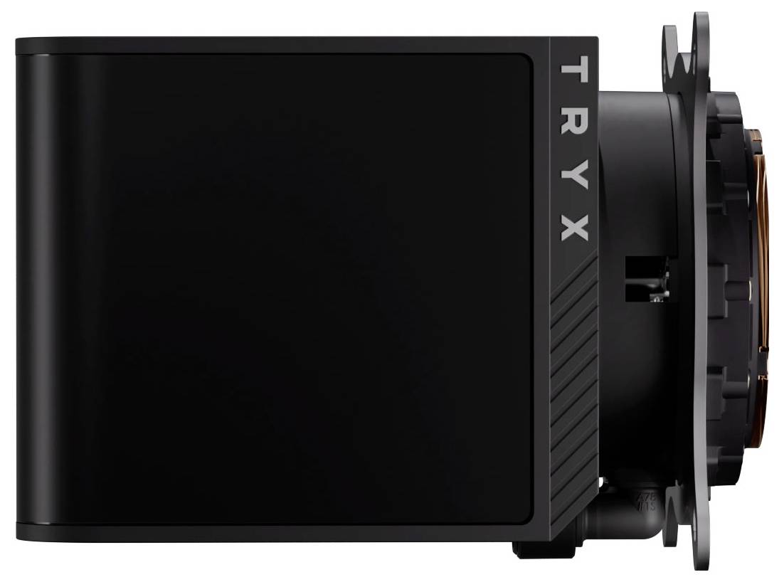 Ein kompaktes, schwarzes rechteckiges elektronisches Gerät mit der Aufschrift 