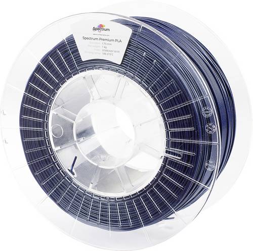 Spectrum Filaments 80181 PLA Glitter Filament PLA Glitter hoher Glanz, verzugsfrei 1.75mm 1000g Stardust Blue, Blau 1St.