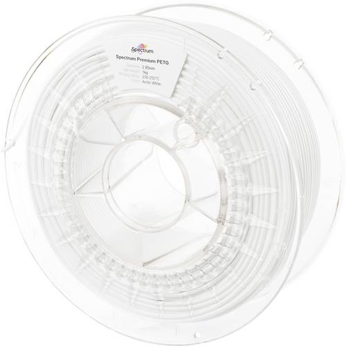 Spectrum Filaments 80481 PET-G Premium Filament PETG chemisch beständig 2.85 mm 1000 g arctic white