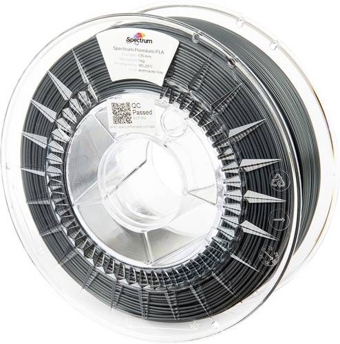 Spectrum 3D Filament / PLA Premium / 1,75mm / ANTHRACIT Grey / Anthrazit Grau/ 1kg (80690)