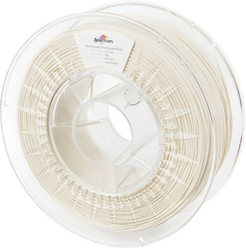 Spectrum Filaments 80840 PLA Premium Filament PLA hohe Zugfestigkeit 1.75 mm 2000 g Elfenbein, ivor