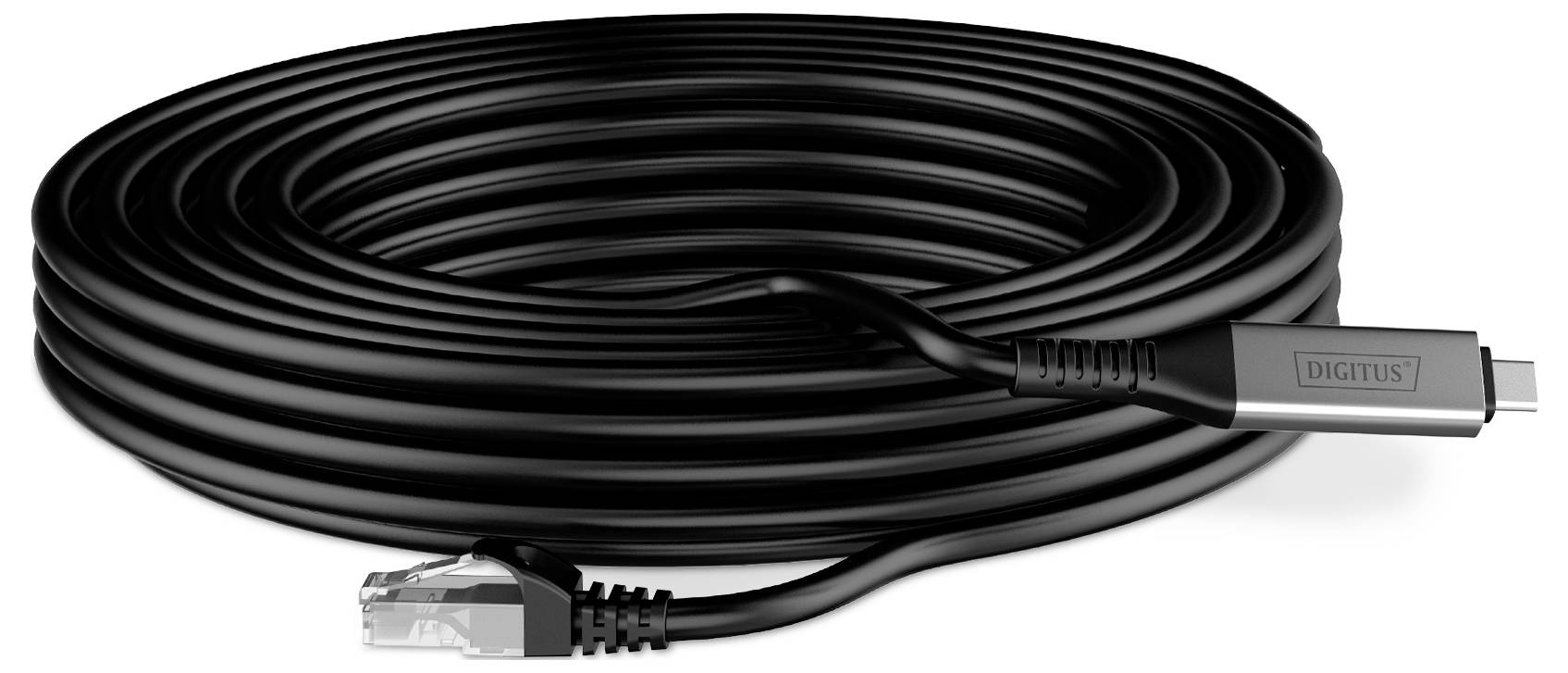 Digitus USB 3.1 Gen 1 (USB3.0), USB 3.2 Gen 1 (USB 3.0), USB, USB-C® Adapterkabel [1x USB, USB 3.2 Gen 1 (USB 3.0) - 1x RJ45