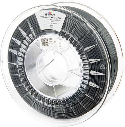 Spectrum Filaments 81556 Safeguard PLA Filament PLA antibakteriell 1.75 mm 1000 g Industrial Grey