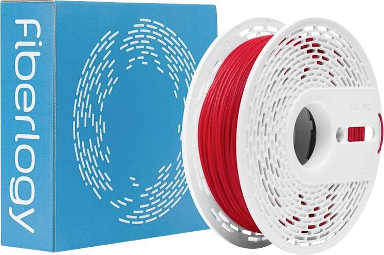 Fiberlogy PA12-15GF-RED-175-050 NYLON PA12+GF Filament PA12 GF Glasfaserverstärkt, schlagfest, chemisch beständig, hitzebeständig