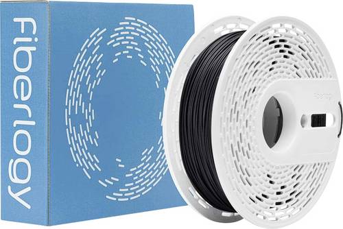 Fiberlogy WOOD-BLACK-175-075 FiberWood Filament PLA Compound Holzähnliche Optik, Leicht zu schleifen, Gute Lackhaftung 1.75mm