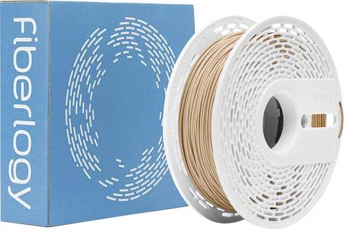 Fiberlogy WOOD-NATUR-175-075 FiberWood Filament PLA Compound Holzähnliche Optik, Leicht zu schleifen, Gute Lackhaftung 1.75mm
