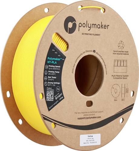 Polymaker PA17008 HT-PLA Filament PLA, HT-PLA hitzebeständig, Highspeed Filament 1.75 mm 1000 g Gel